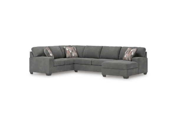 Clarington Three-Piece Sectional with RAF Chaise - Image 2