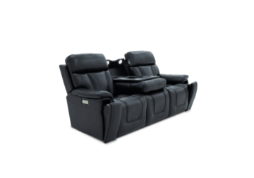 Alternative view of Fraser Black Power Reclining Sofa