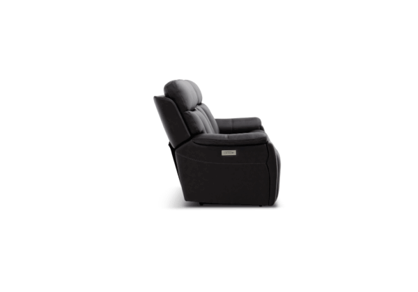 Fraser Black Power Reclining Sofa - Image 3