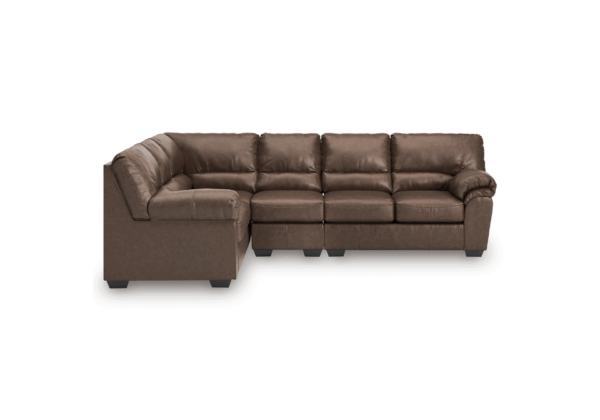 WillowBend Umber Three-Piece LAF Sofa Sectional - Image 3