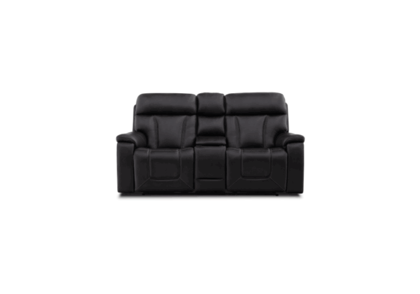 Fraser Black Power Reclining Loveseat