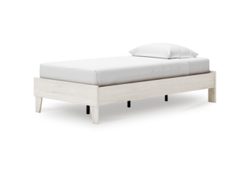 Socalle Light Gray Twin Platform Bed