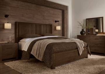 Lodge & Loft Dark Oak King 5 Piece Set
