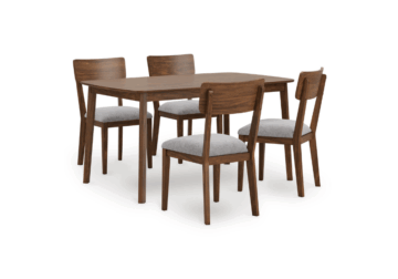 Tameride Brown Five-Piece Table Set