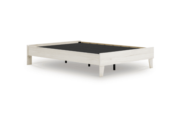 Socalle Light Gray King Platform Bed - Image 2