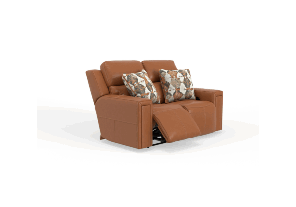 Arezzo Whiskey Power Reclining Loveseat - Image 4