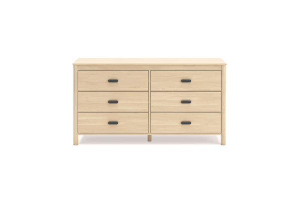 Cabinella Tan Six Drawer Dresser - Image 2