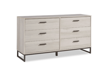 Socalle Light Gray Six Drawer Dresser