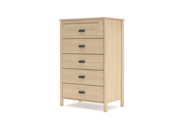 Cabinella Tan Five Drawer Chest