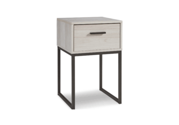 Socalle Light Gray One Drawer Nightstand