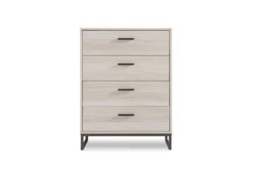 Alternative view of Socalle Light Gray Five Drawer Chest