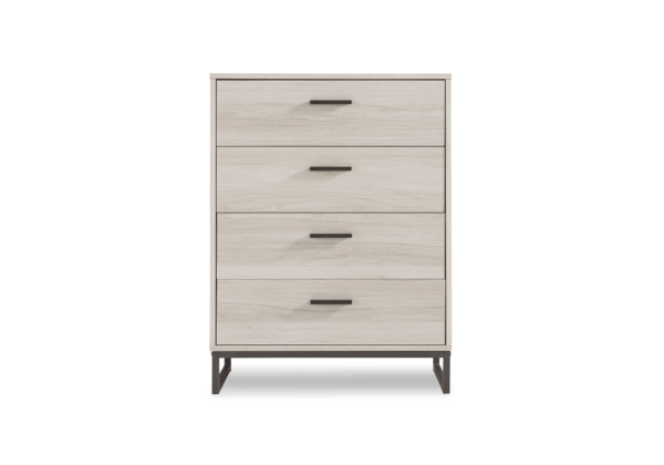 Socalle Light Gray Five Drawer Chest - Image 2