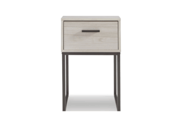 Alternative view of Socalle Light Gray One Drawer Nightstand