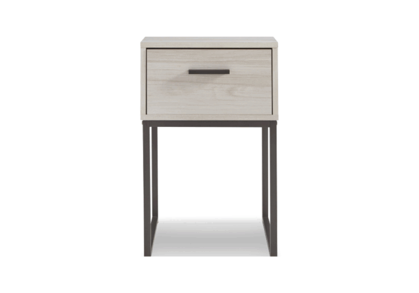 Socalle Light Gray One Drawer Nightstand - Image 2
