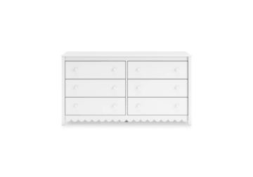 Alternative view of Hallityn White Six Drawer Dresser