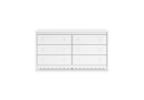 Hallityn White Six Drawer Dresser - Image 2