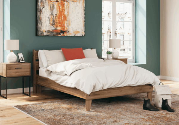 Deanlow Honey Full Platform Panel Bed - Image 4