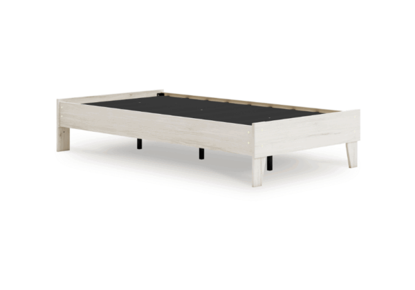 Socalle Light Gray Twin Platform Bed - Image 3