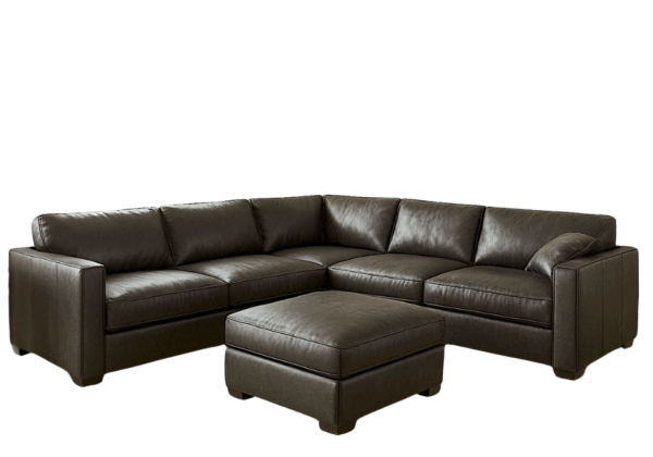 Emilia Black Five Piece Sectional - Image 3