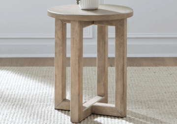 Alternative view of Proximity Place Buff Chairside Table