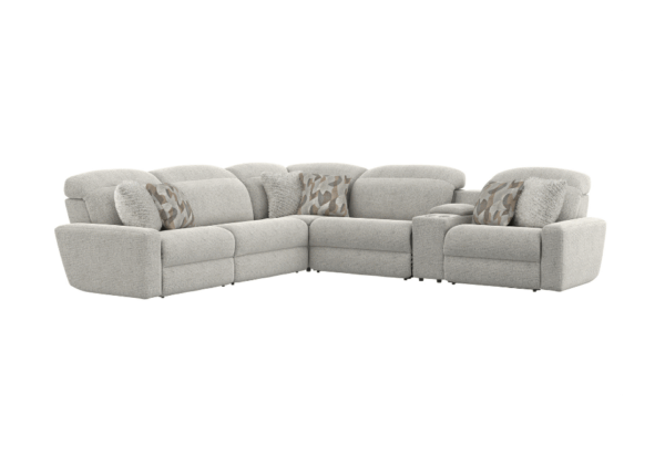 Terrence Oyster Six-Piece Power Reclining Sectional - Image 2