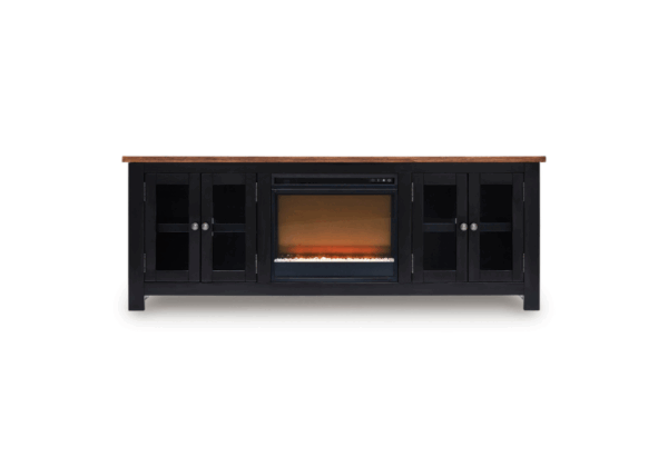Wildenauer 76" TV Stand with Electric Fireplace