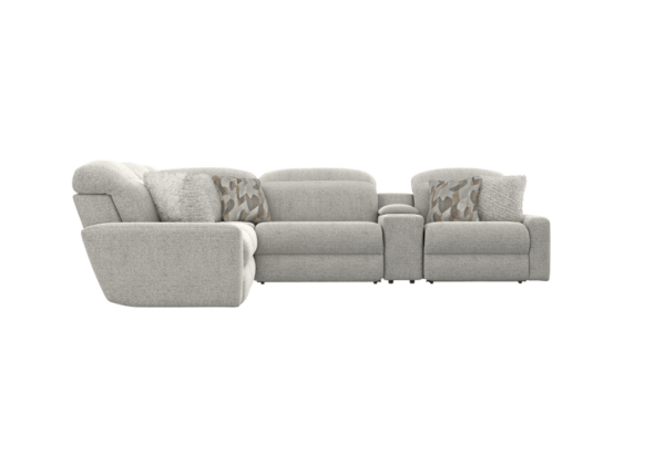 Terrence Oyster Six-Piece Power Reclining Sectional - Image 6