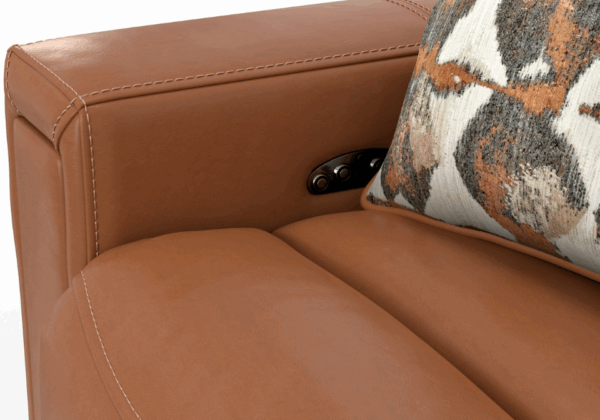 Arezzo Whiskey Power Reclining Sofa - Image 5