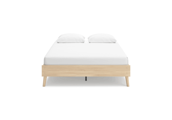 Cabinella Tan Queen Platform Bed - Image 3