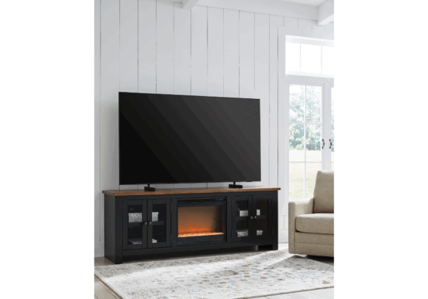 Wildenauer 76" TV Stand with Electric Fireplace - Image 4