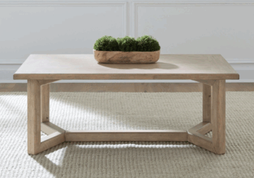 Alternative view of Proximity Place Buff Rectangular Cocktail Table