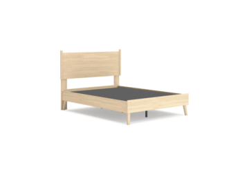 Alternative view of Cabinella Tan Full Platform Panel Bed