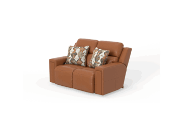 Arezzo Whiskey Power Reclining Loveseat
