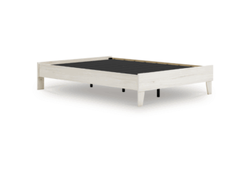 Alternative view of Socalle Light Gray Queen Platform Bed