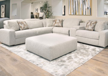 Terrence Oyster Six-Piece Power Reclining Sectional