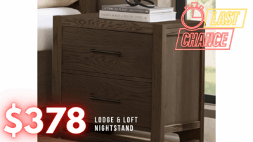 Last Chance Deal! - Lodge & Loft Dark Oak Nightstand