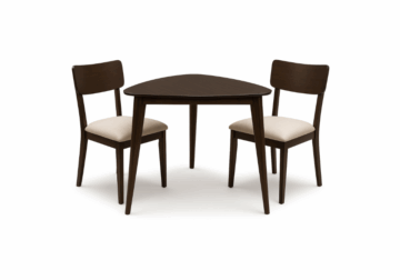 Mallenette Merlot Triangle Table Set