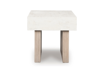 Alternative view of Jorlaina Light Gray Square End Table