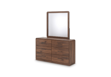 Alternative view of Fortlorn Walnut Brown Mirror