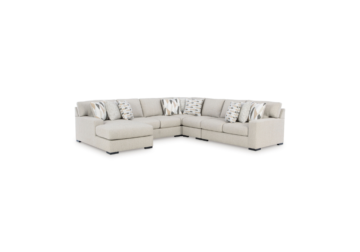 Laurelgrove Pebble 5-Piece LAF Sectional