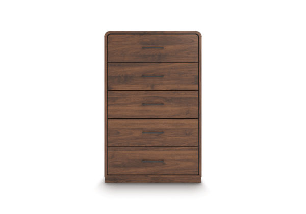Fortlorn Walnut Brown Five-Drawer Chest - Image 5