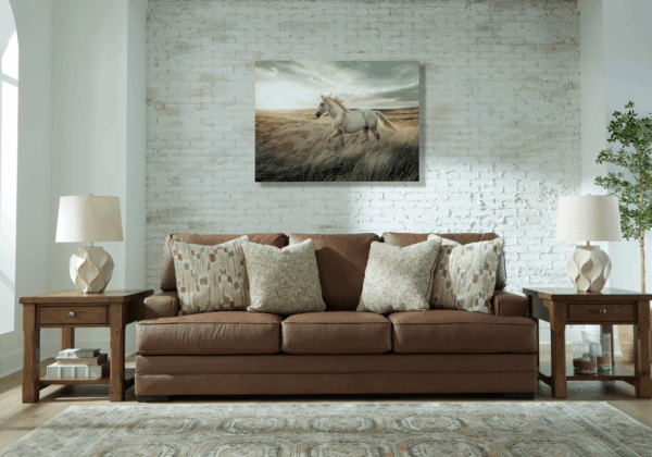 VillaCort Caramel Sofa - Image 3