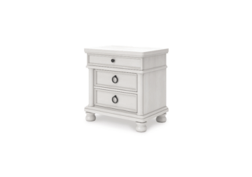 Rowlenstown White Nightstand