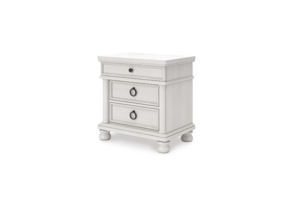 Rowlenstown White Nightstand