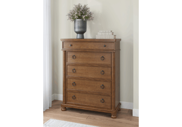 Rowlenstown Brown King 5-Piece Set - Image 8