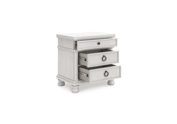 Alternative view of Rowlenstown White Nightstand