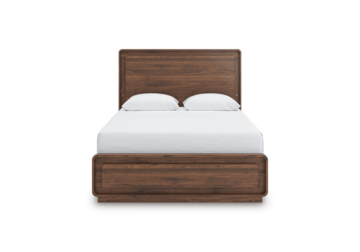 Alternative view of Fortlorn Walnut Brown Queen Bed