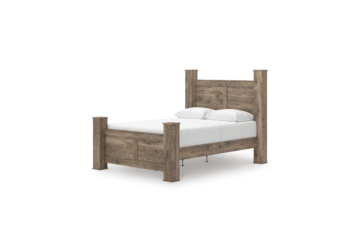 Rusticott Brown Queen Poster Bed