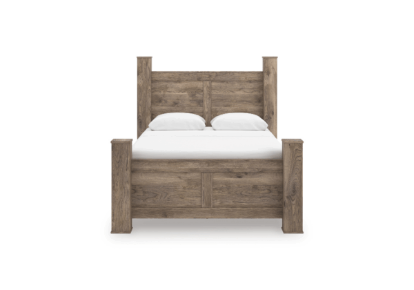 Rusticott Brown Queen Poster Bed - Image 2