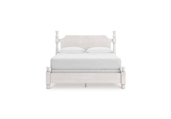 Rowlenstown White King Poster Bed - Image 3